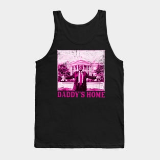 Trump Pink Daddys Home  2024 Tank Top